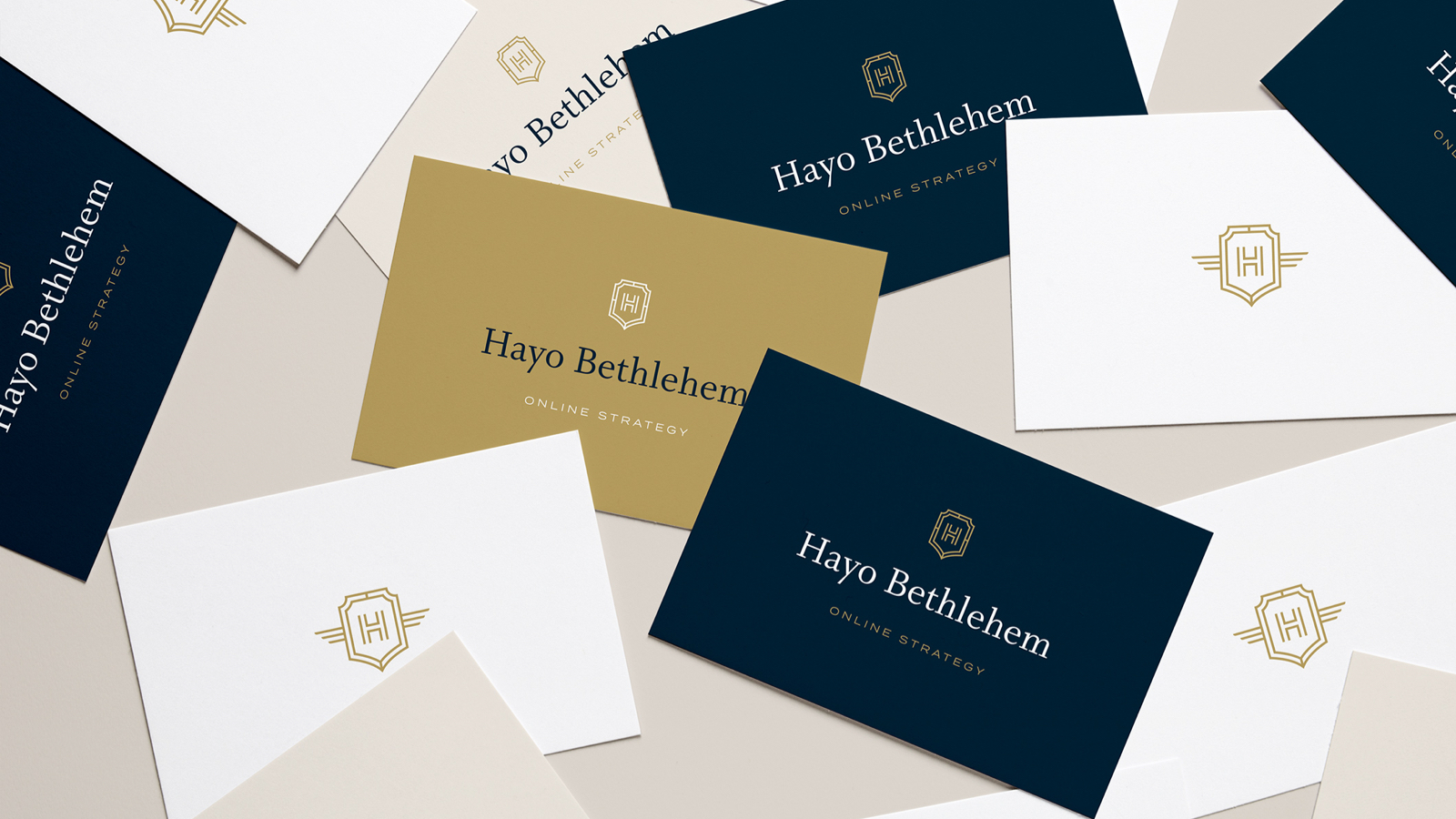 A sophisticated brand update for online strategist Hayo Bethlehem by Haelsum