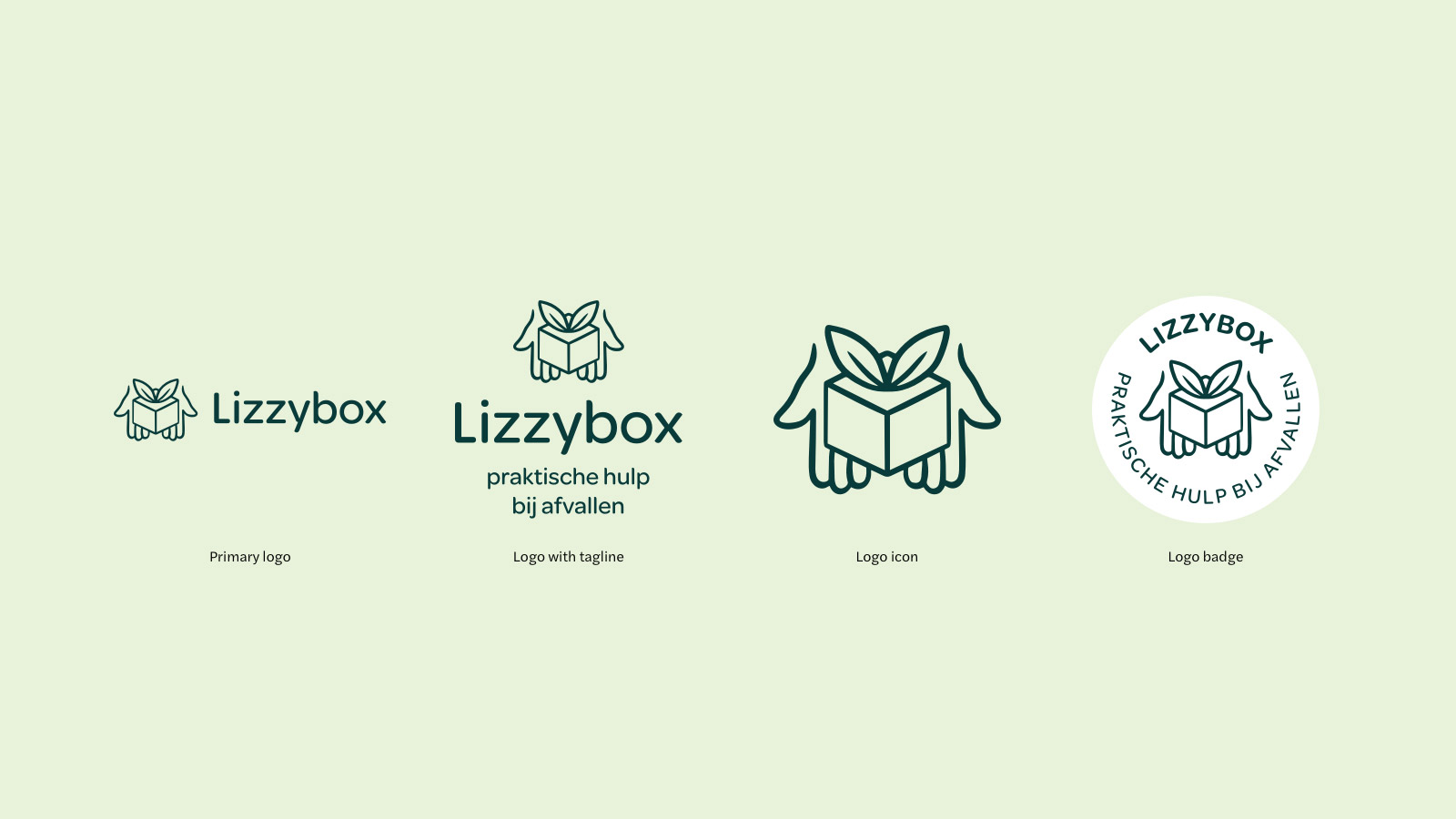  A colorful brand identity for getting healthy with Lizzybox