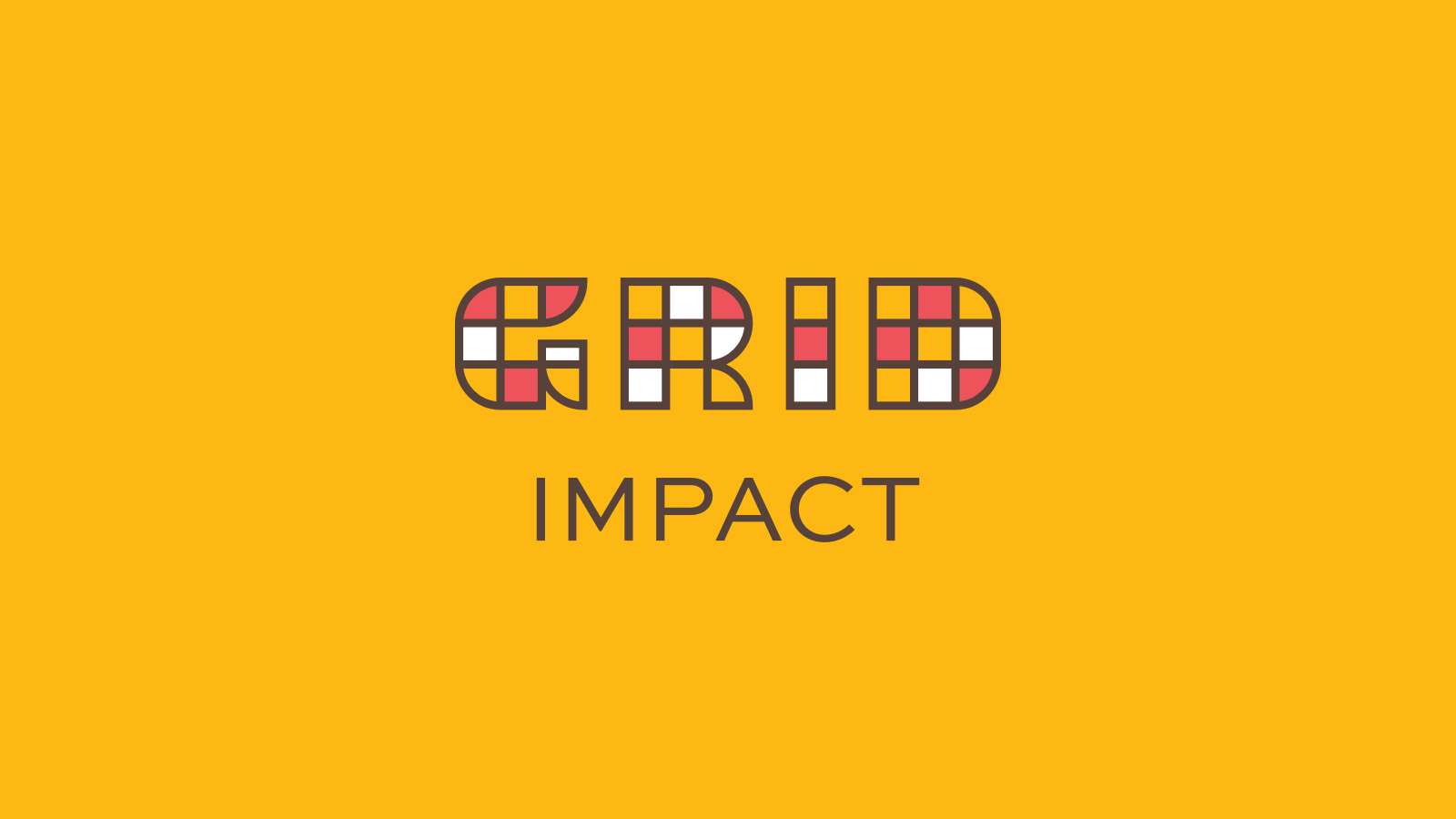 A fresh, colorful brand identity for social changemakers GRID Impact
