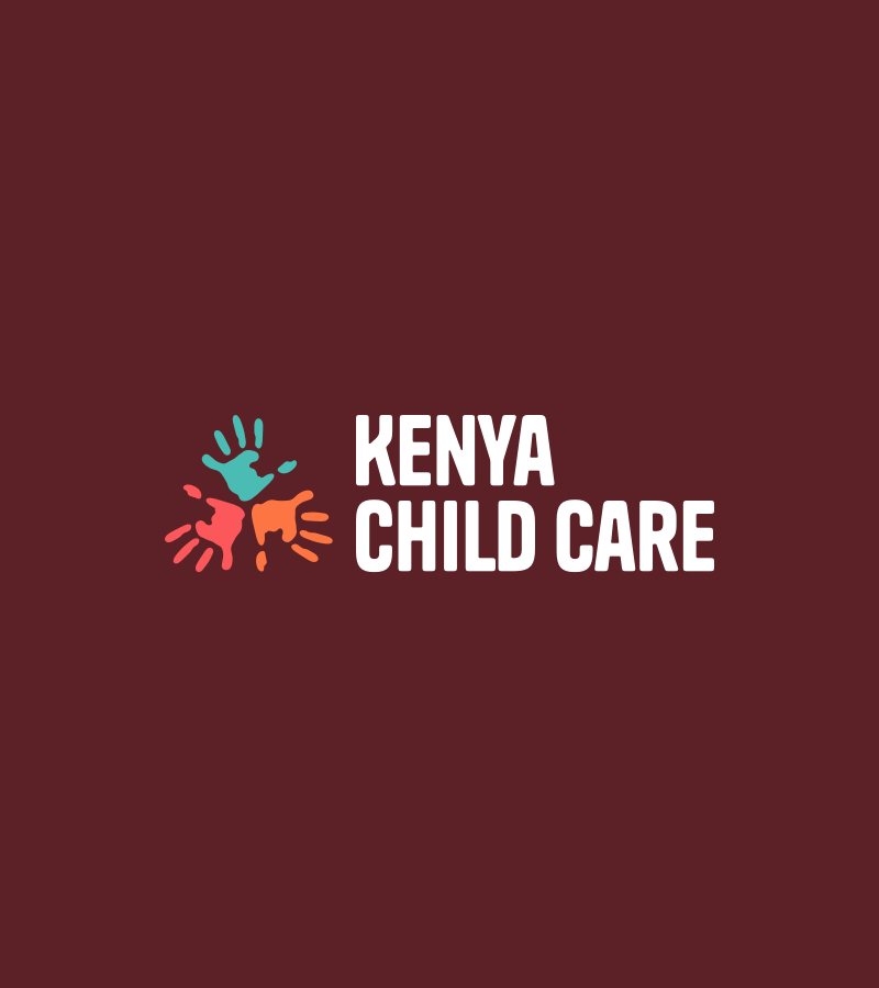 A colorful, professional brand identity for Kenya Child Care