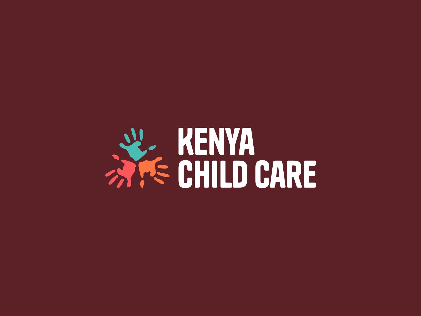 A colorful, professional brand identity for Kenya Child Care