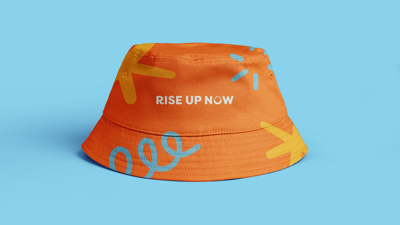A playful brand identity for Rise Up Now, a resilience for primary school children