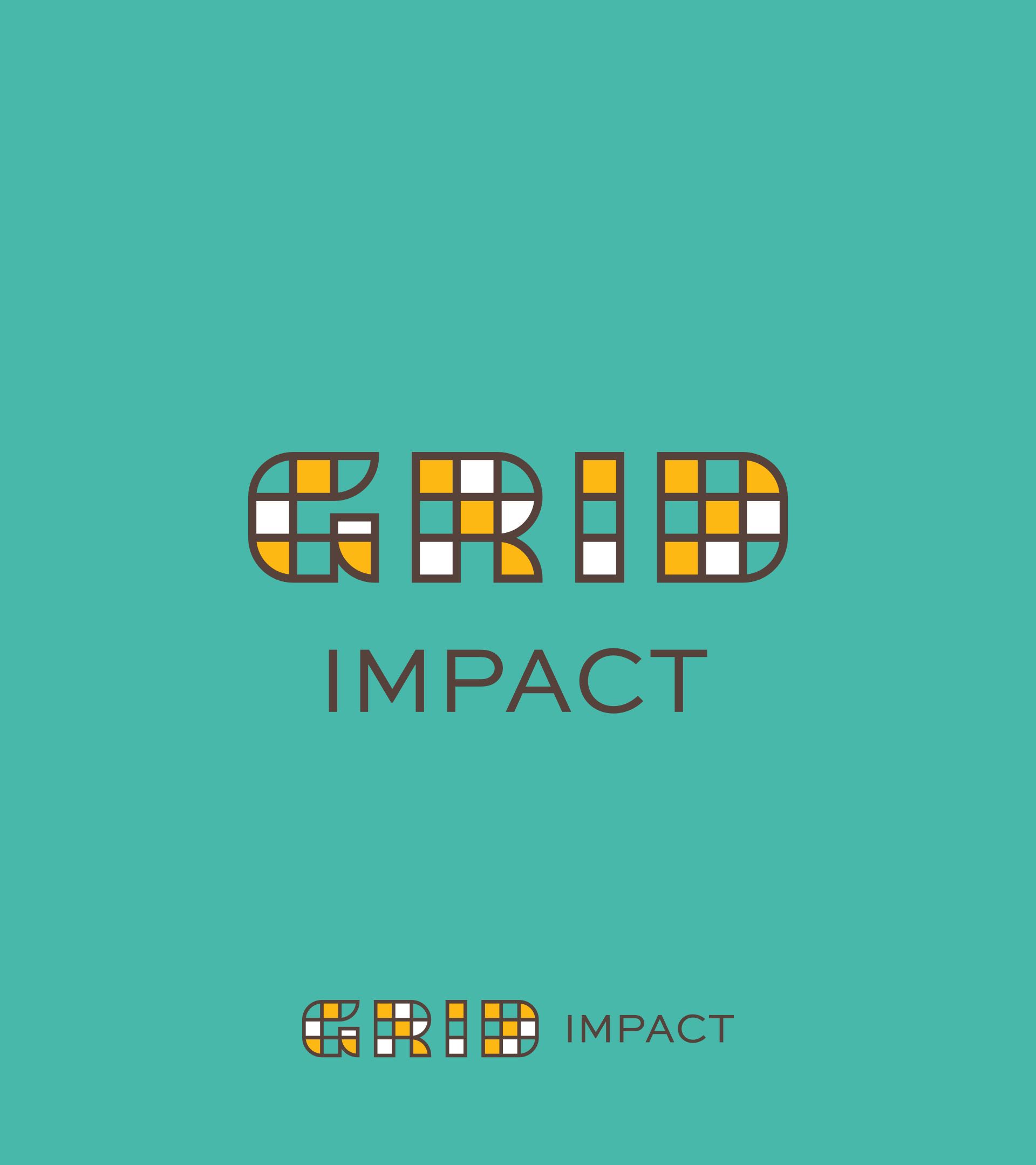 GRID-Impact-04 The GRID Impact logo on a teal background