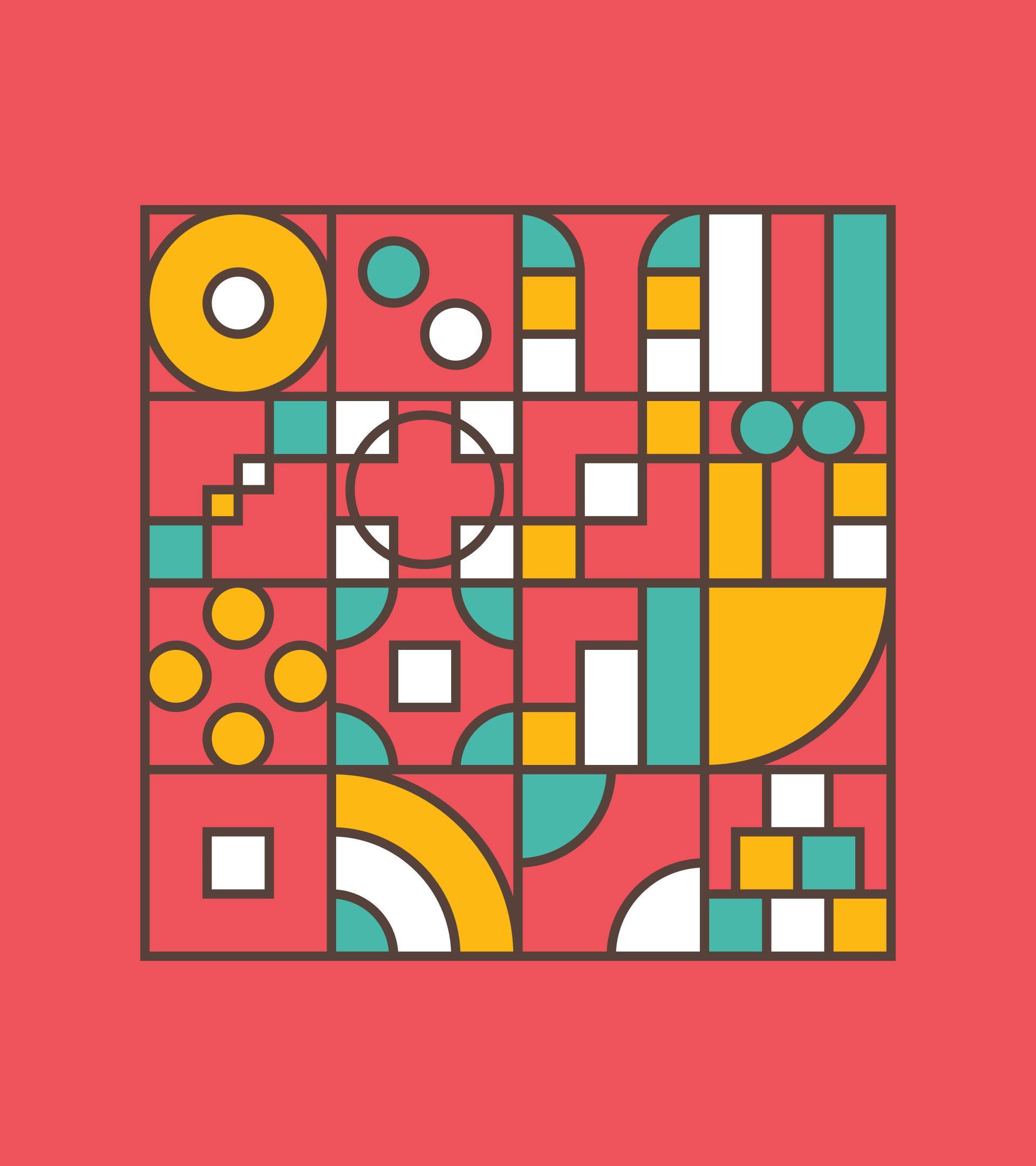 GRID-Impact-13 The GRID pattern on a bright pink background