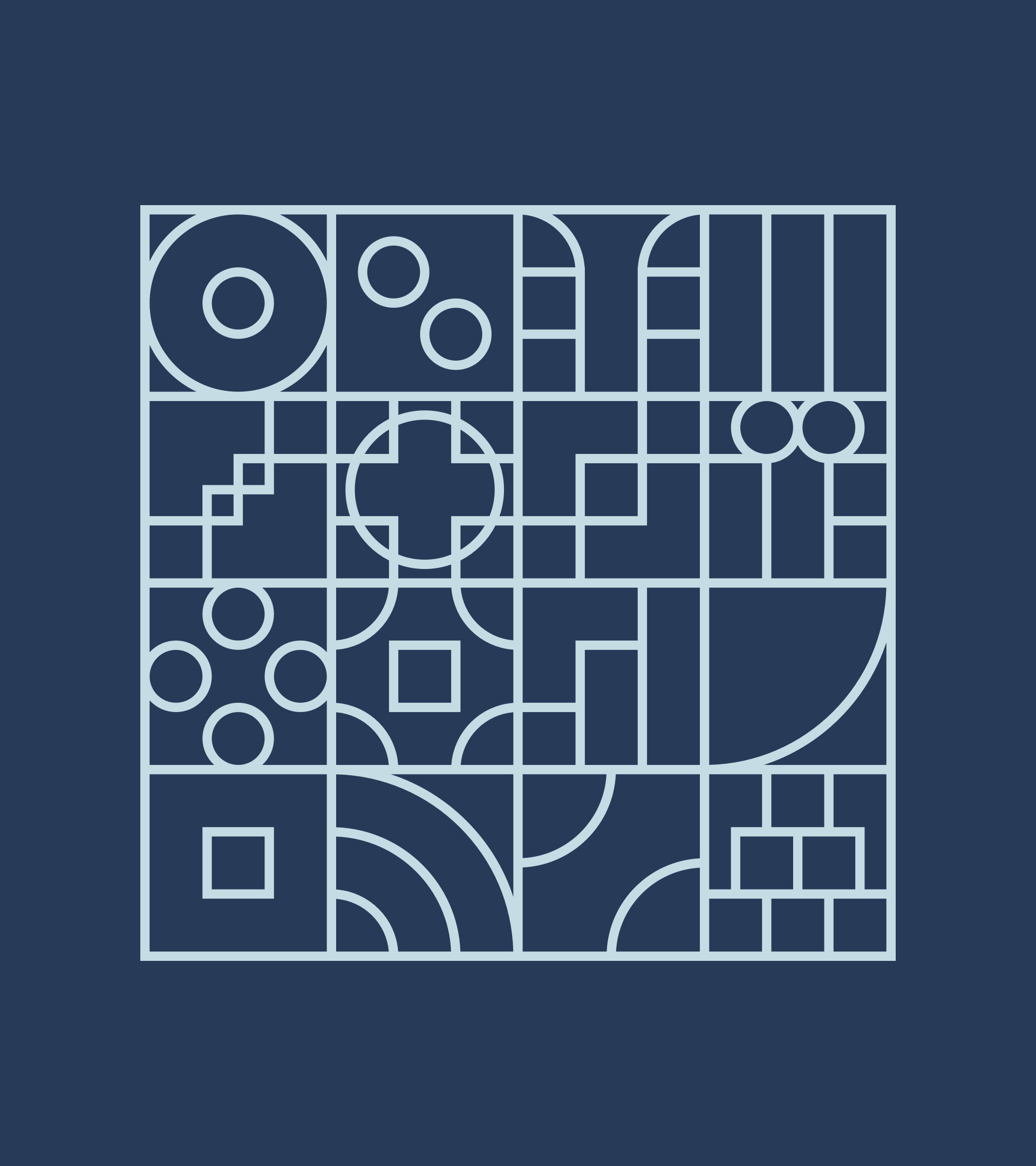 GRID-Impact-17 The GRID pattern on a dark blue background